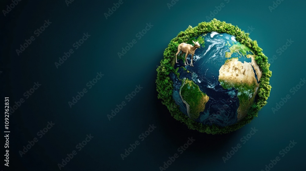 Sustainable Sphere A Green Planet Encapsulating Renewable Energy Ecology and Environmental Harmony Sustainable Sphere A Green Planet Encapsulating Renewable Energy Ecology and Environmental Harmony