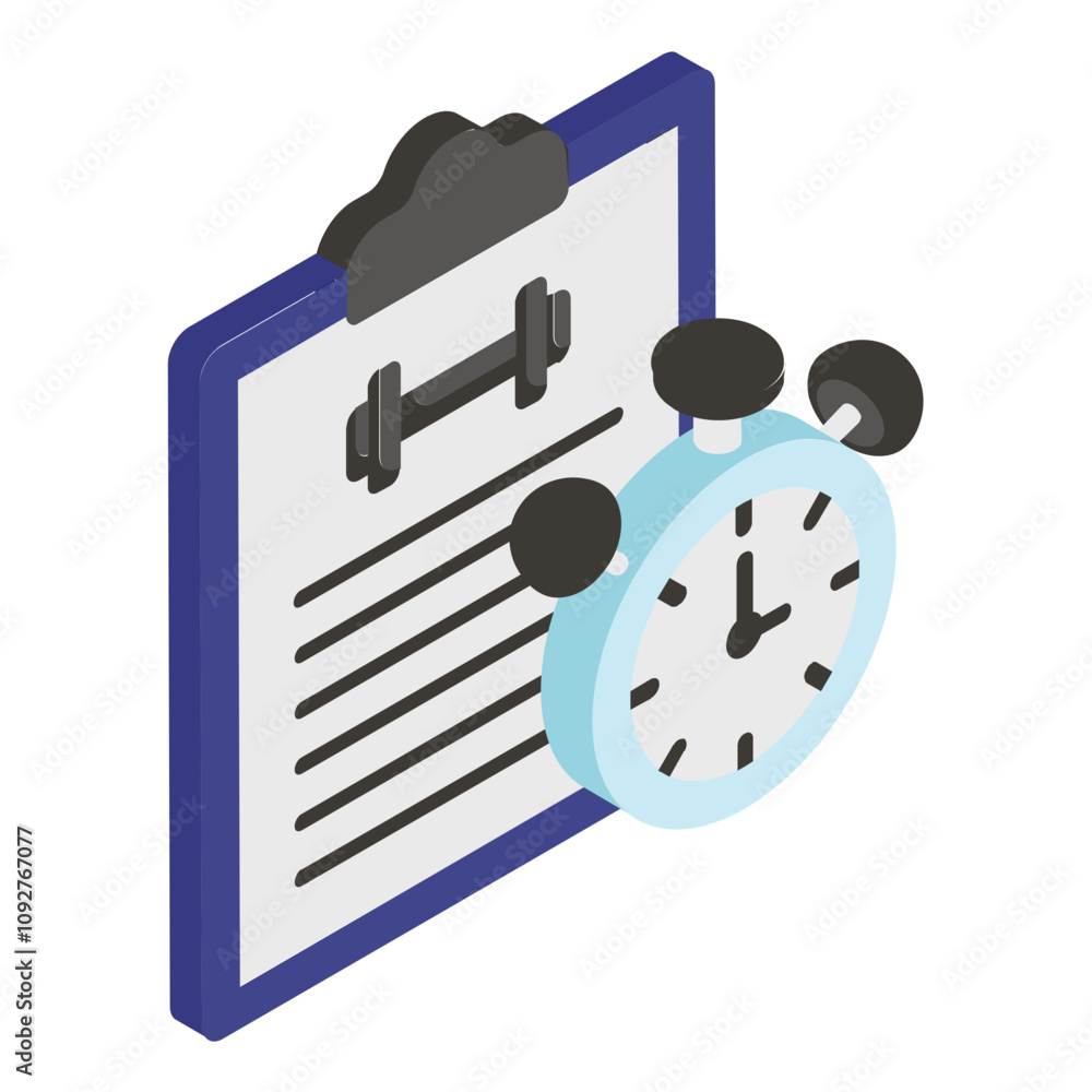 Strong Routines Symbol gym time schedule isometric concept, 5 Day Split Workout Routines for ...