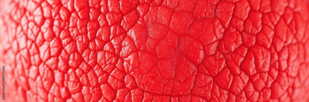 Abstract close-up of red and inflamed skin texture representing pain, discomfort