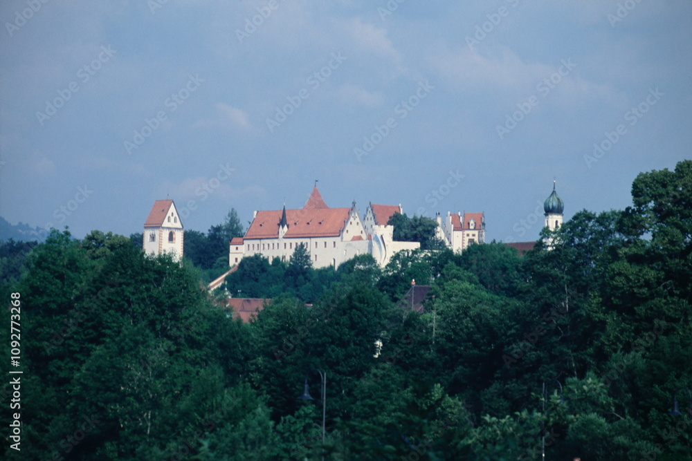 View of Fussen with the High Castle ( View of Fussen with the High Castle (