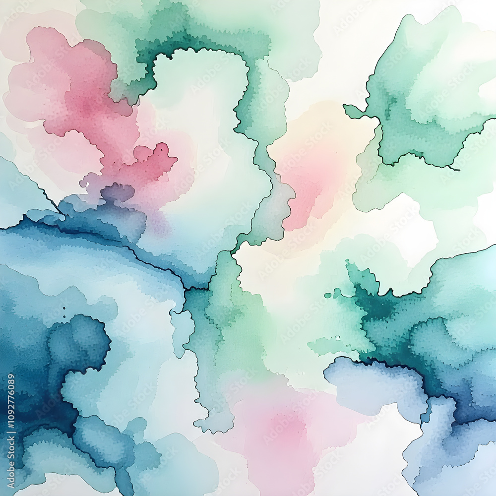 Obraz premium watercolor smudge background