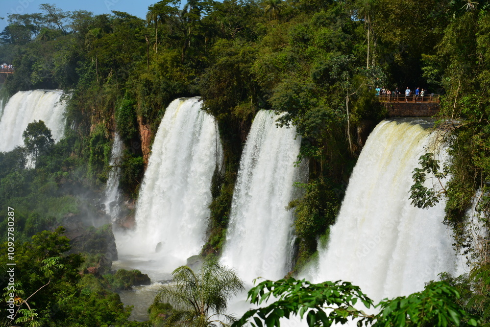 Naklejka premium アルゼンチン側から見たイグアスの滝
