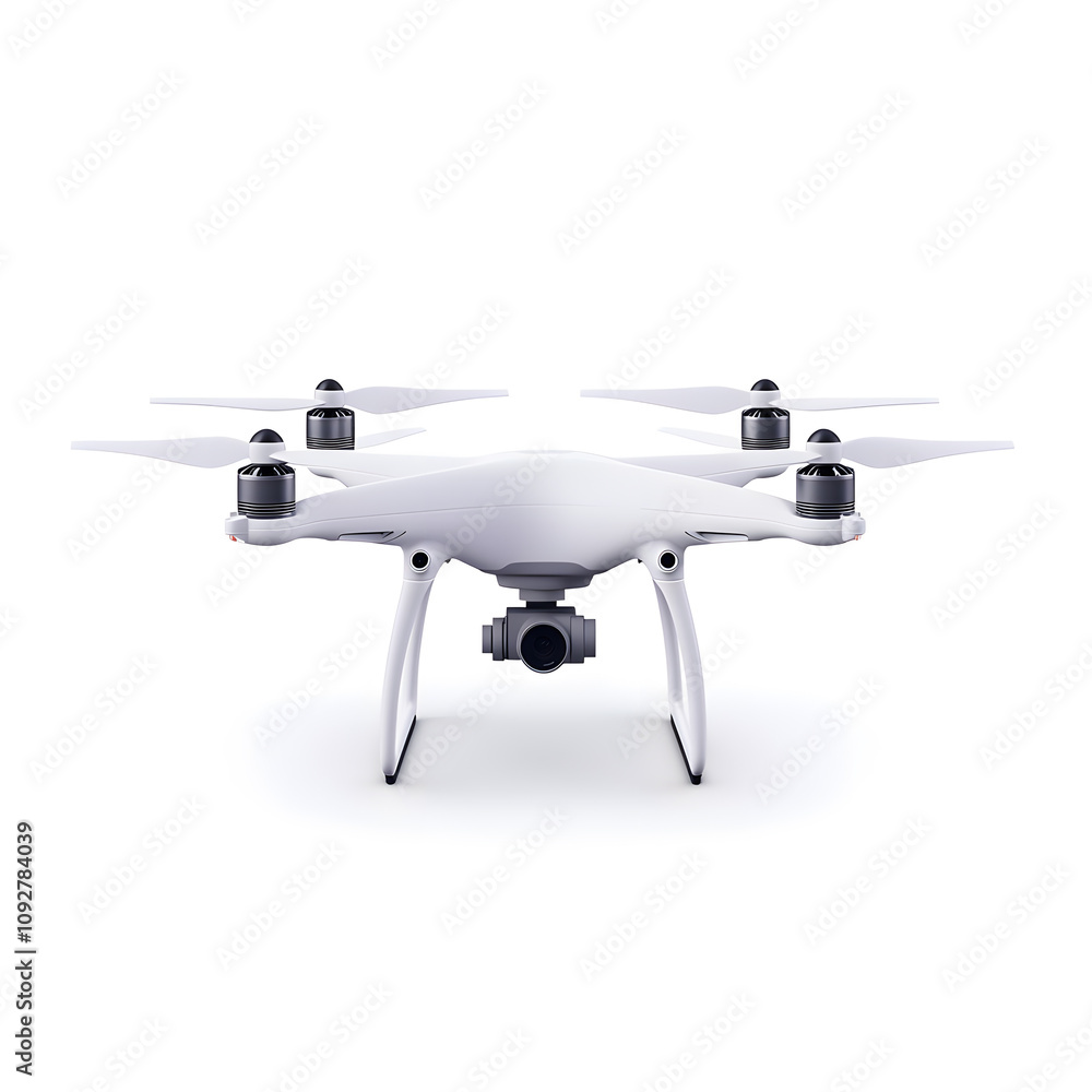 Drone isolated on white background Drone isolated on white background