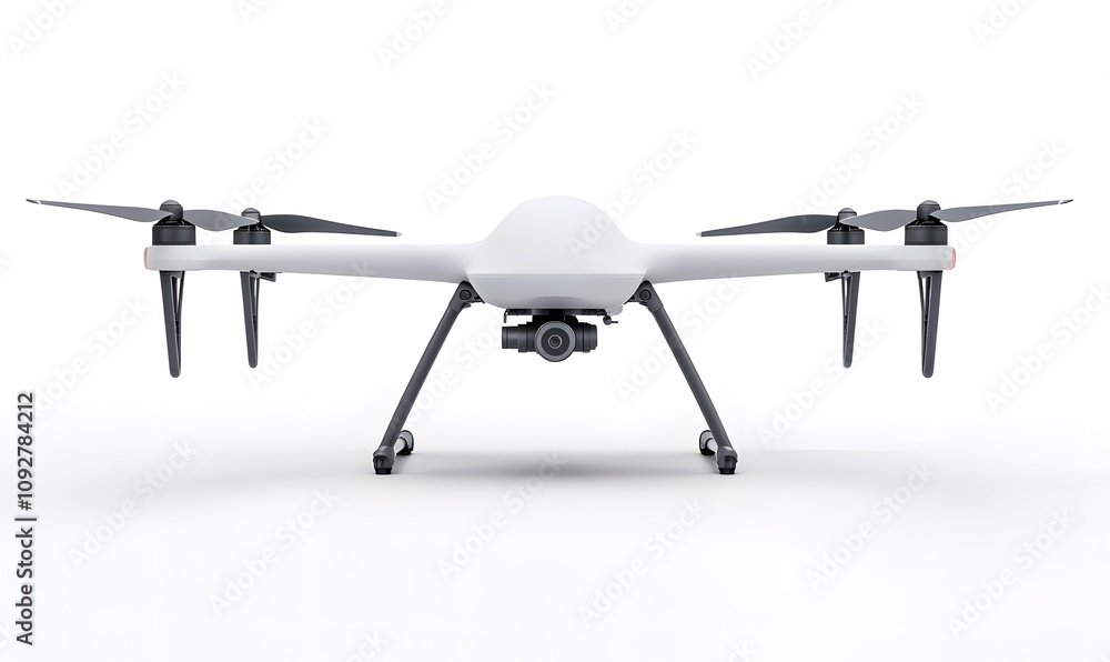 Drone isolated on white background Drone isolated on white background
