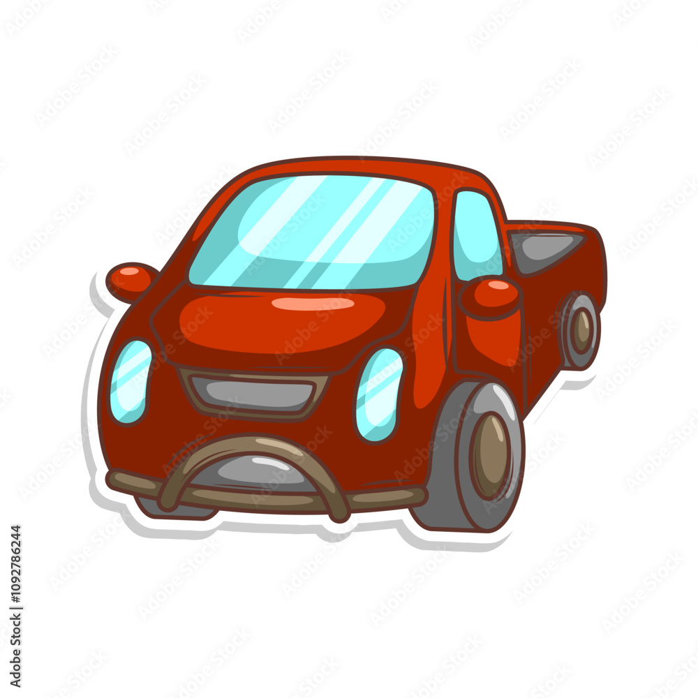 cartoon cute car transportation illustration art cartoon cute car transportation illustration art