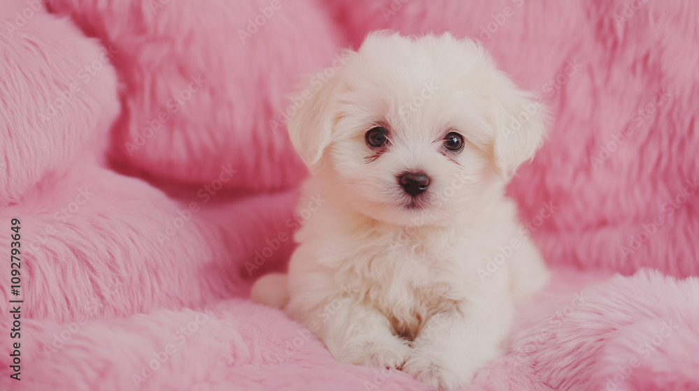 cute adorable puppy dog for pet shop background cute adorable puppy dog for pet shop background