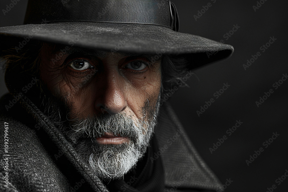Generative AI Old fashioned retro style gangster movie noir picture in dramatic scene moment Generative AI Old fashioned retro style gangster movie noir picture in dramatic scene moment
