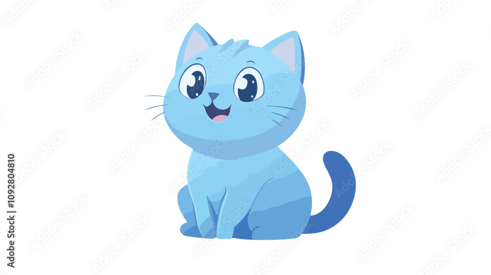 Fototapeta premium Cute Cat Concept: Adorable Domestic Animal