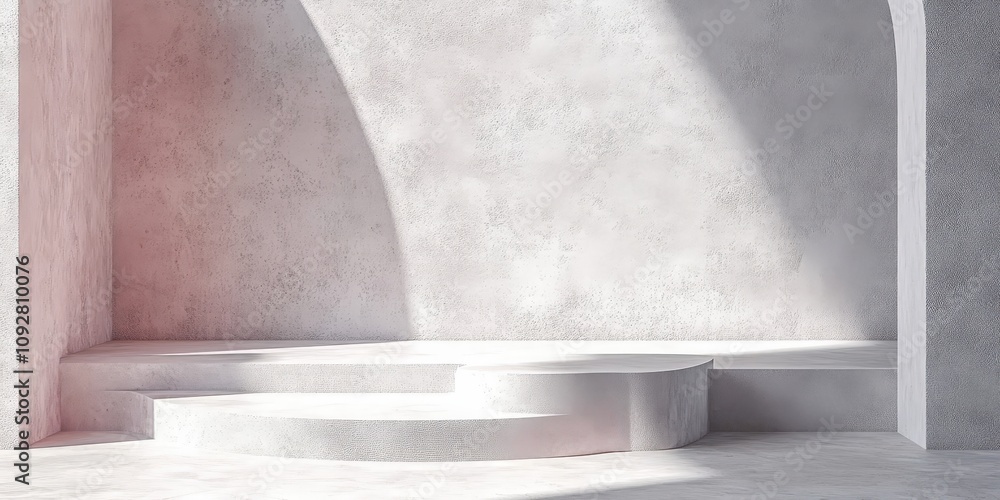 Minimalist Interior Design Featuring Soft Textures and Curved Shapes in Muted Colors, Ideal for Modern Aesthetic Photography and Creative Spaces Minimalist Interior Design Featuring Soft Textures and Curved Shapes in Muted Colors, Ideal for Modern Aesthetic Photography and Creative Spaces