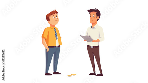 Young Guy Looking for Job Opportunities Faces Inflation. Unemployment Concept in Professional Image