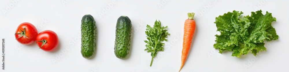 fresh vegetables on a white background. Selective focus fresh vegetables on a white background. Selective focus