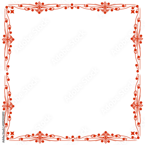 Wallpaper Mural Decorative vintage frame,  Border square shape, Old backgrounds, Artistic Frame or Border, Torontodigital.ca