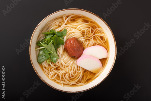 紀州南高梅にゅうめん　（温かい素麺） photo