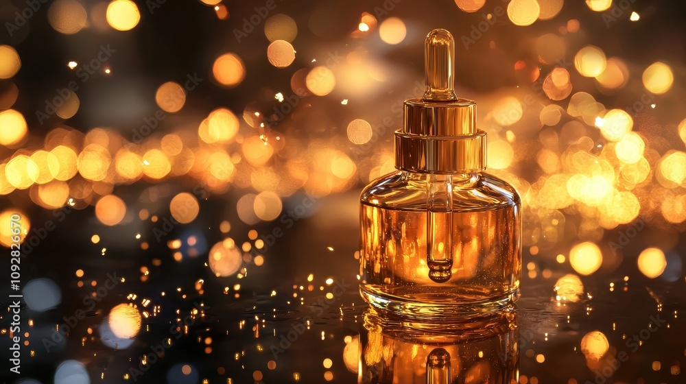 jar of essential oil. Selective focus jar of essential oil. Selective focus