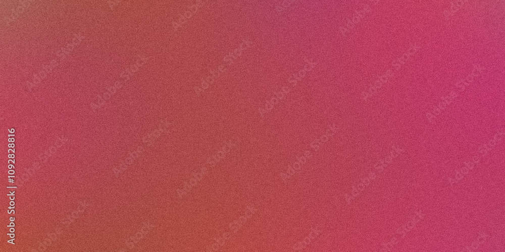Fototapeta premium Smooth grainy gradient fading from red to pink creates textured background, ideal for design projects