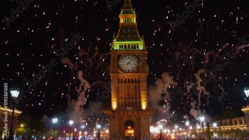 new year party , fireworks , cool party