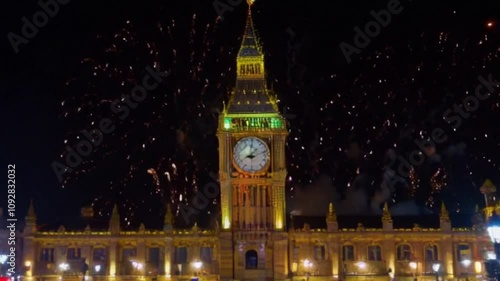 new year party , fireworks , cool party