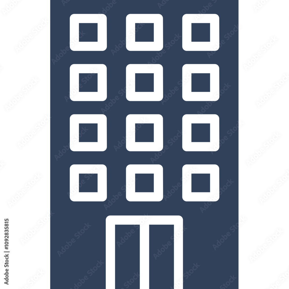 Buildings vector icon with an isolated background Buildings vector icon with an isolated background