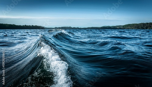 landscape with snow and trees,sea, water, ocean, wave, waves, sky, nature, beach, summer, clouds, landscape, horizon, storm,