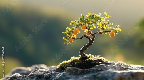 A dwarf apricot tree, a symbol of hope and the potential for growth, even in the face of limitations. 