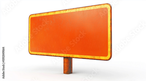 Red Blank Road Sign