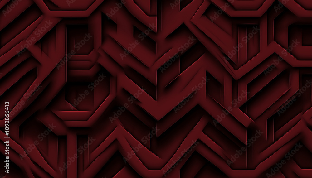 Dark Red Hexagonal Pattern Dark Red Hexagonal Pattern