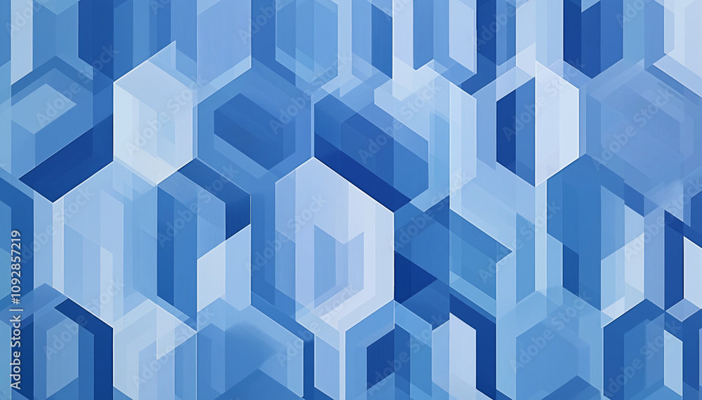 Blue Hexagonal Pattern Blue Hexagonal Pattern