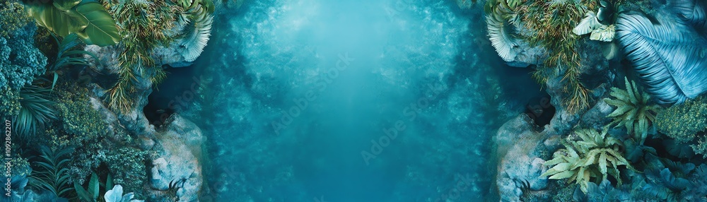 Birds-eye perspective of a magical realm Birds-eye perspective of a magical realm