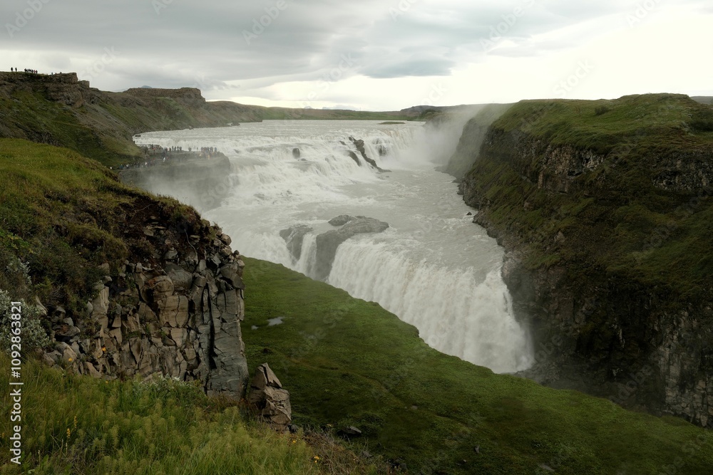 Gullfoss waterfall in Iceland Gullfoss waterfall in Iceland