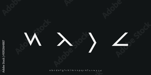 Alphabet Font Collection Classic and Modern Lettering Elegant Minimalist 