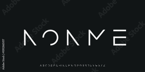 Alphabet Font Collection Classic and Modern Lettering Elegant Minimalist 