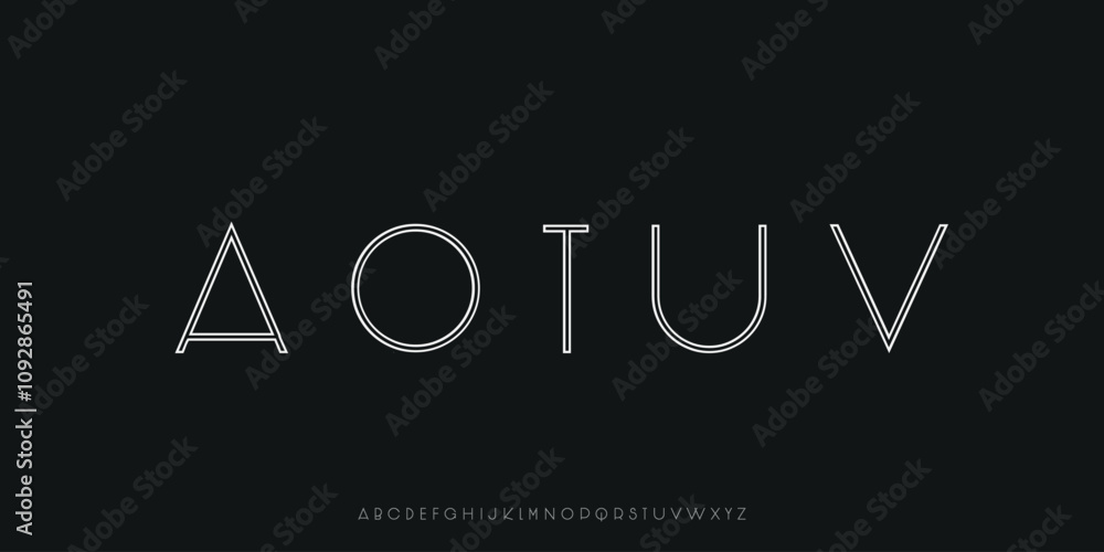 Alphabet Font Collection Classic and Modern Lettering Elegant Minimalist Alphabet Font Collection Classic and Modern Lettering Elegant Minimalist