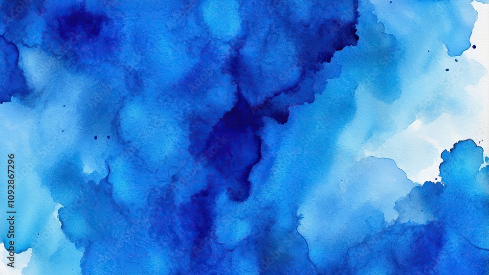 Abstract blue watercolor background Abstract blue watercolor background