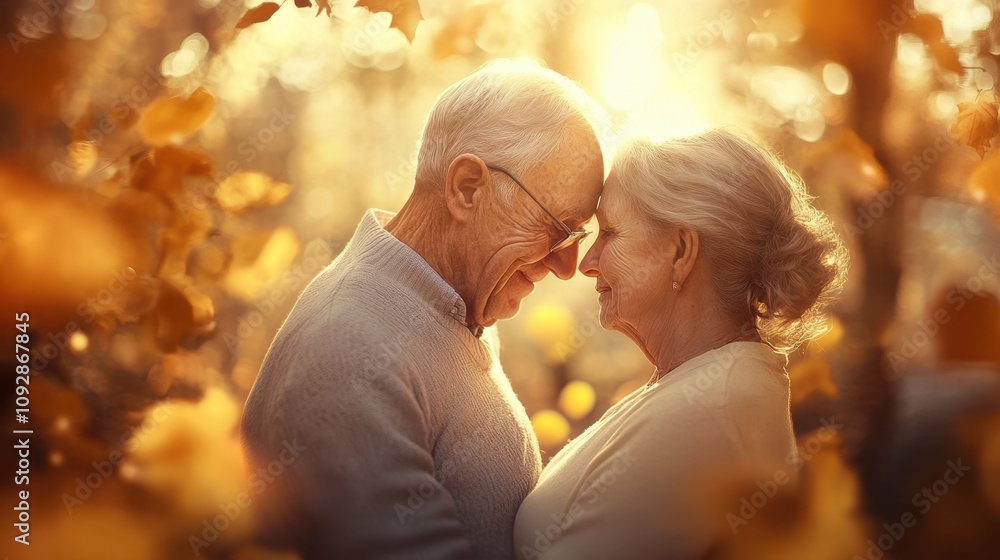 The Couple in Autumn Light The Couple in Autumn Light