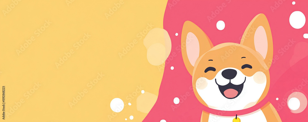 cute adorable puppy dog for pet shop background cute adorable puppy dog for pet shop background