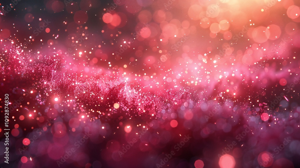 Blurred Glitter Background in Pink Blurred Glitter Background in Pink