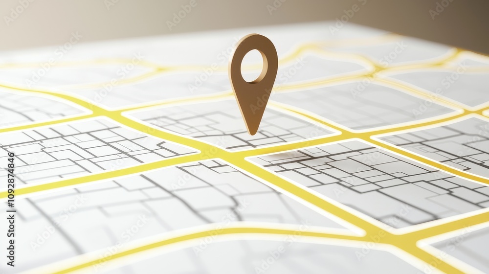 Detailed city map with a location pin, perfect for navigation and travel planning. Detailed city map with a location pin, perfect for navigation and travel planning.