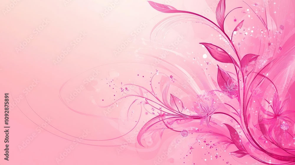 Pink Floral Abstract Background. Ideal for themes like beauty, celebration, or decoration. Pink Floral Abstract Background. Ideal for themes like beauty, celebration, or decoration.