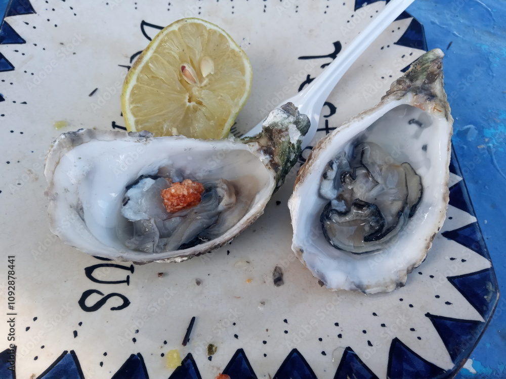 Oysters on Essaouira Port
