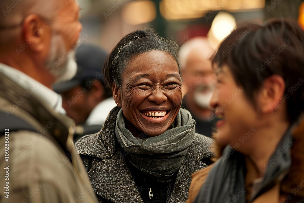 Portrait of a smiling mature woman in London. Portrait of a smiling mature woman in London.