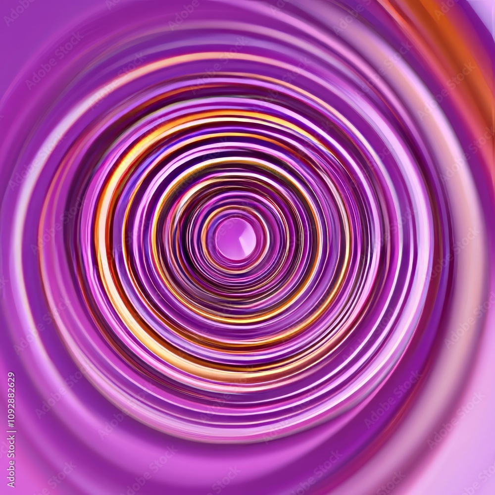 Abstract purple and orange concentric circles. Abstract purple and orange concentric circles.