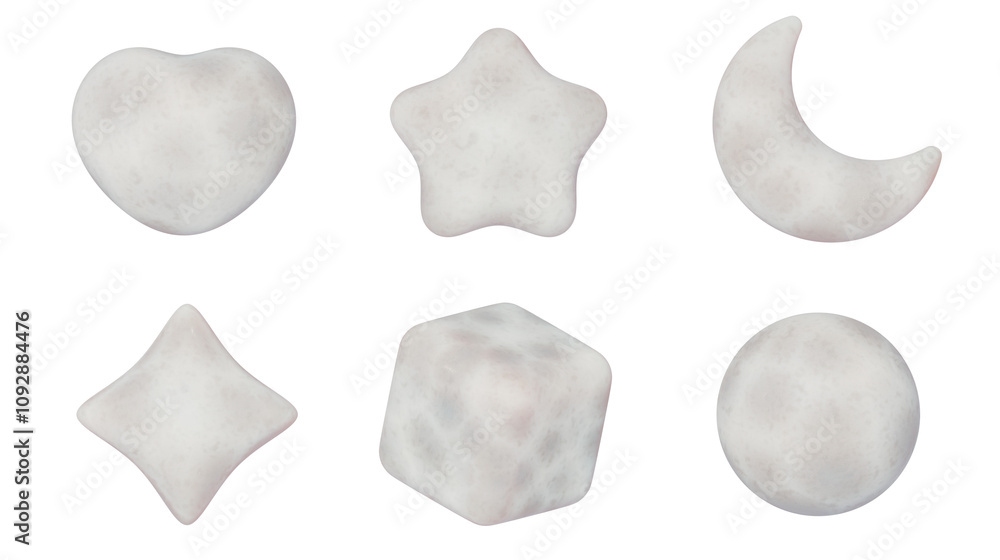 3d icon collection set, heart, star, moon, twinkle, cube and circle, abstract material, png isolated background 3d icon collection set, heart, star, moon, twinkle, cube and circle, abstract material, png isolated background