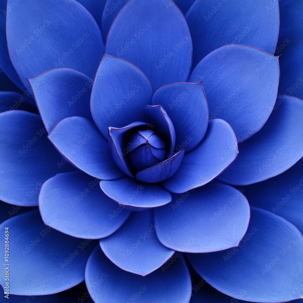 Close-up of a vibrant blue succulent plant. Close-up of a vibrant blue succulent plant.