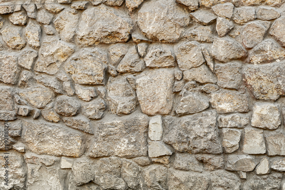 Texture wall stone sandstone with shadows and deep pattern. Clinker tiles or bricks on the wall in the form of wild stone Texture wall stone sandstone with shadows and deep pattern. Clinker tiles or bricks on the wall in the form of wild stone