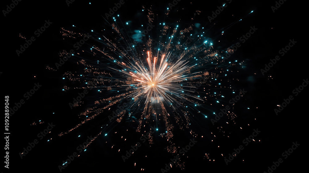 fireworks exploding on background of black night sky fireworks exploding on background of black night sky