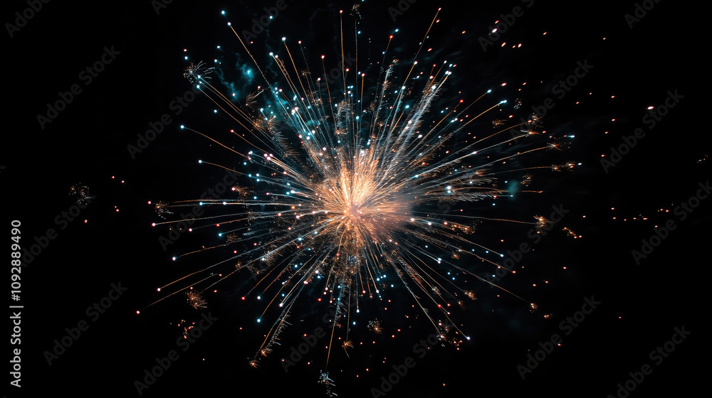 fireworks exploding on background of black night sky fireworks exploding on background of black night sky