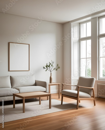 Wallpaper Mural Frames mockup. Interior mockup with house background. Modern interior design. Best room decorating ideas	 Torontodigital.ca