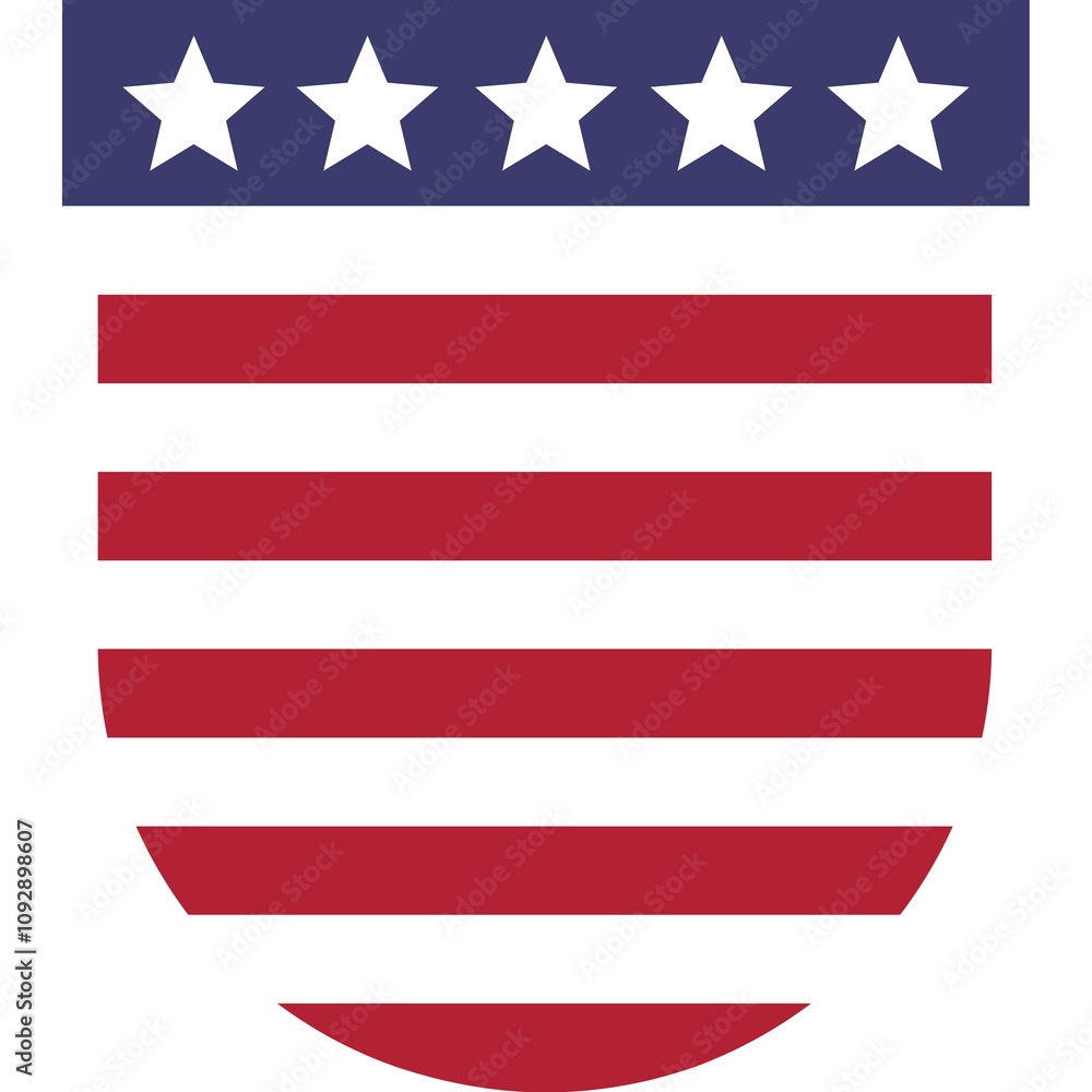 Fototapeta premium USA badge graphics can be used for, New Year’s Day, Martin Luther King Jr. Day, Presidents’ Day, Memorial Day, Independence Day (4th of July), Labor Day, Veterans Day, Thanksgiving Day, Christmas Day.
