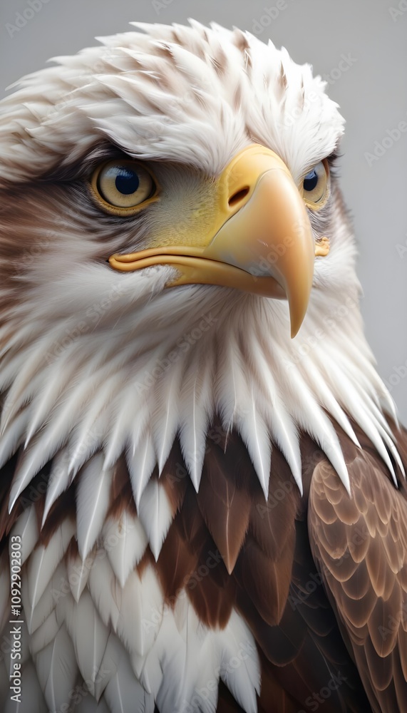 3d eagle rendering with open wings 3d eagle rendering with open wings