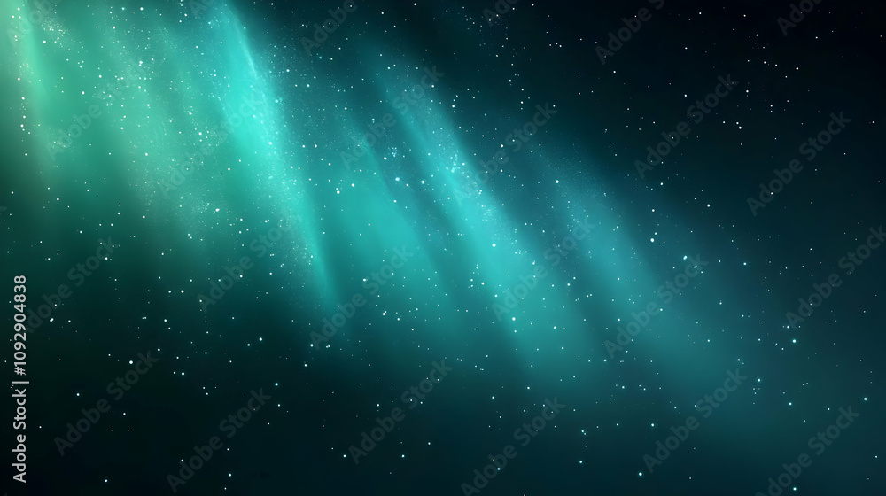 Teal Nebula: Cosmic Dust & Starlight Shimmer Teal Nebula: Cosmic Dust & Starlight Shimmer